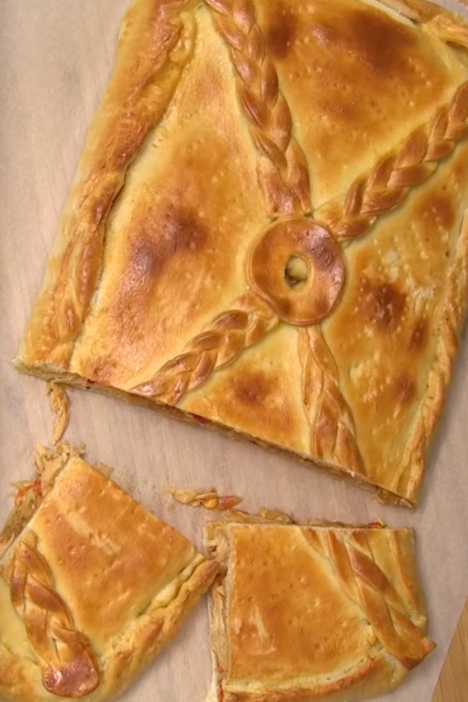 Galician tuna empanada, video recipe Cocina con BRA