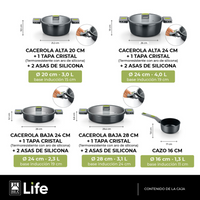 Life 9-piece Cookware Set