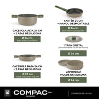 Set de cocina 5 piezas Compac Pro Ceramic