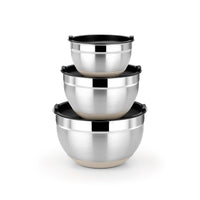 Natural 3er-Set Edelstahlschüssel