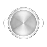 Profesional Stainless Steel Paella Pan without Non-Stick Coating