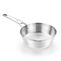 Signature Stainless Steel Deep Frying Pan without Non-Stick Coating