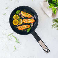 Set mit 3 natürlichen Antihaft-Pfannen