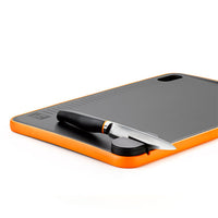 Set de 3 cuchillos Efficient con tabla para cortar