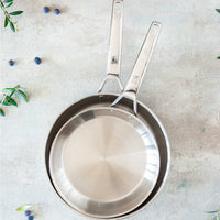 Signature Stainless Steel Frying Pan, 2-Piece Set