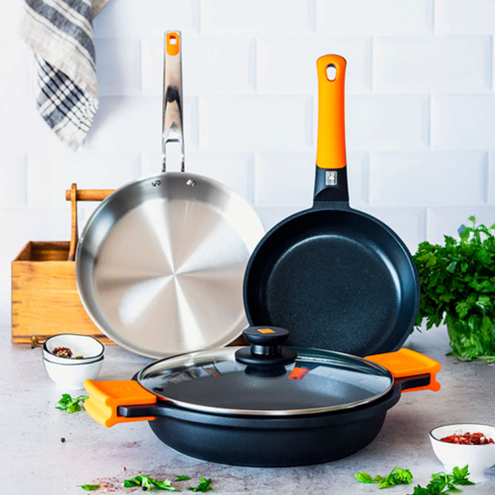 Efficient Gourmet 4-teiliges Kochgeschirr-Set – Cocina con BRA