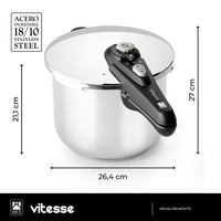 Olla a presión acero inoxidable Vitesse