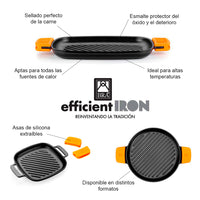 Efficient Iron Rectangular Griddle