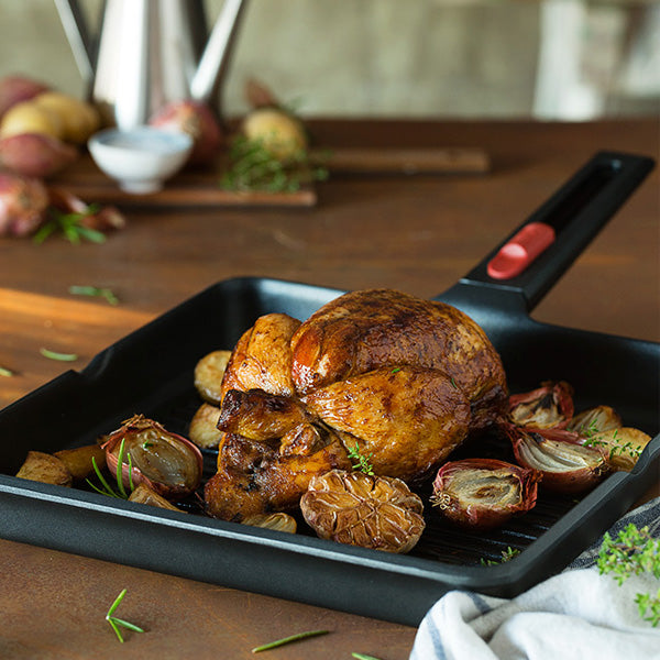 Infinity Ribbed Grill Pan – Cocina con BRA