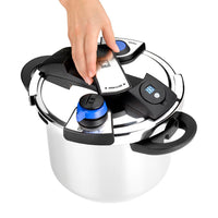 Set duo olla a presión acero inoxidable Facile