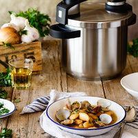 Olla a presión acero inoxidable Tekna