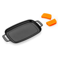 Efficient Iron Rectangular Griddle