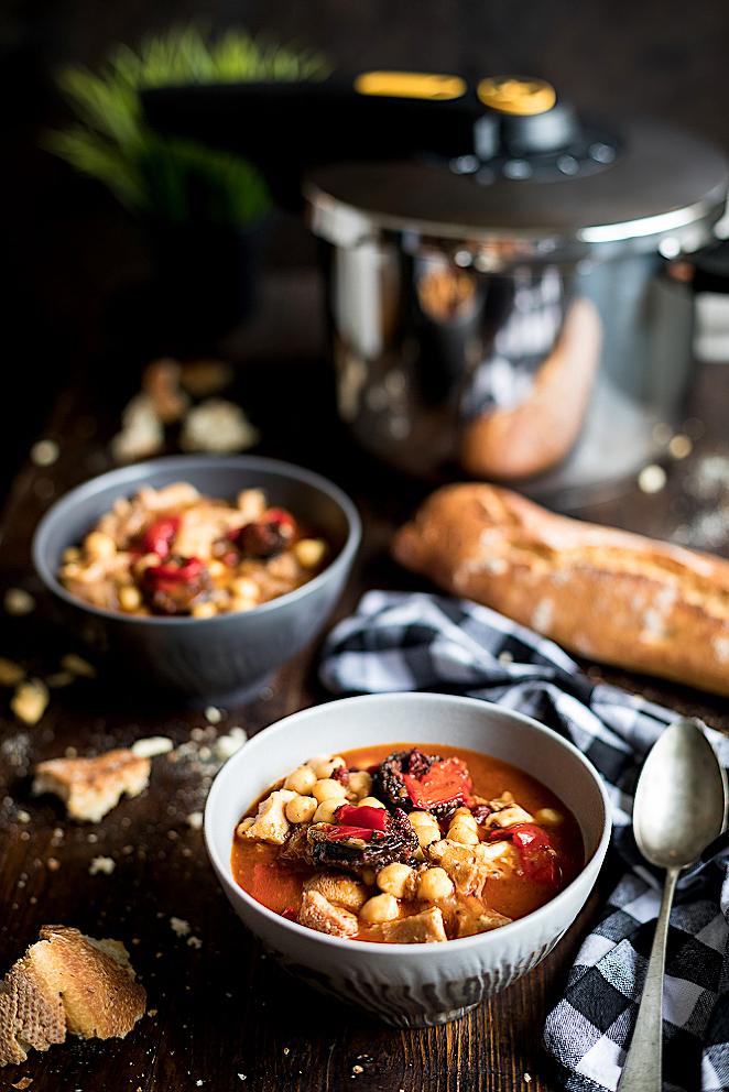 Callos a la andaluza con garbanzos