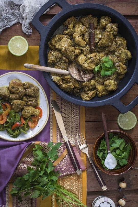 Curry de pollo de Sri-Lanka