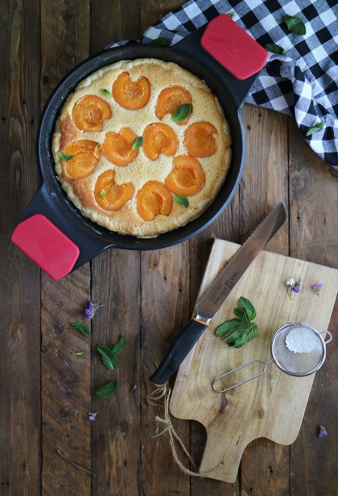 Tarta de hojaldre y albaricoques