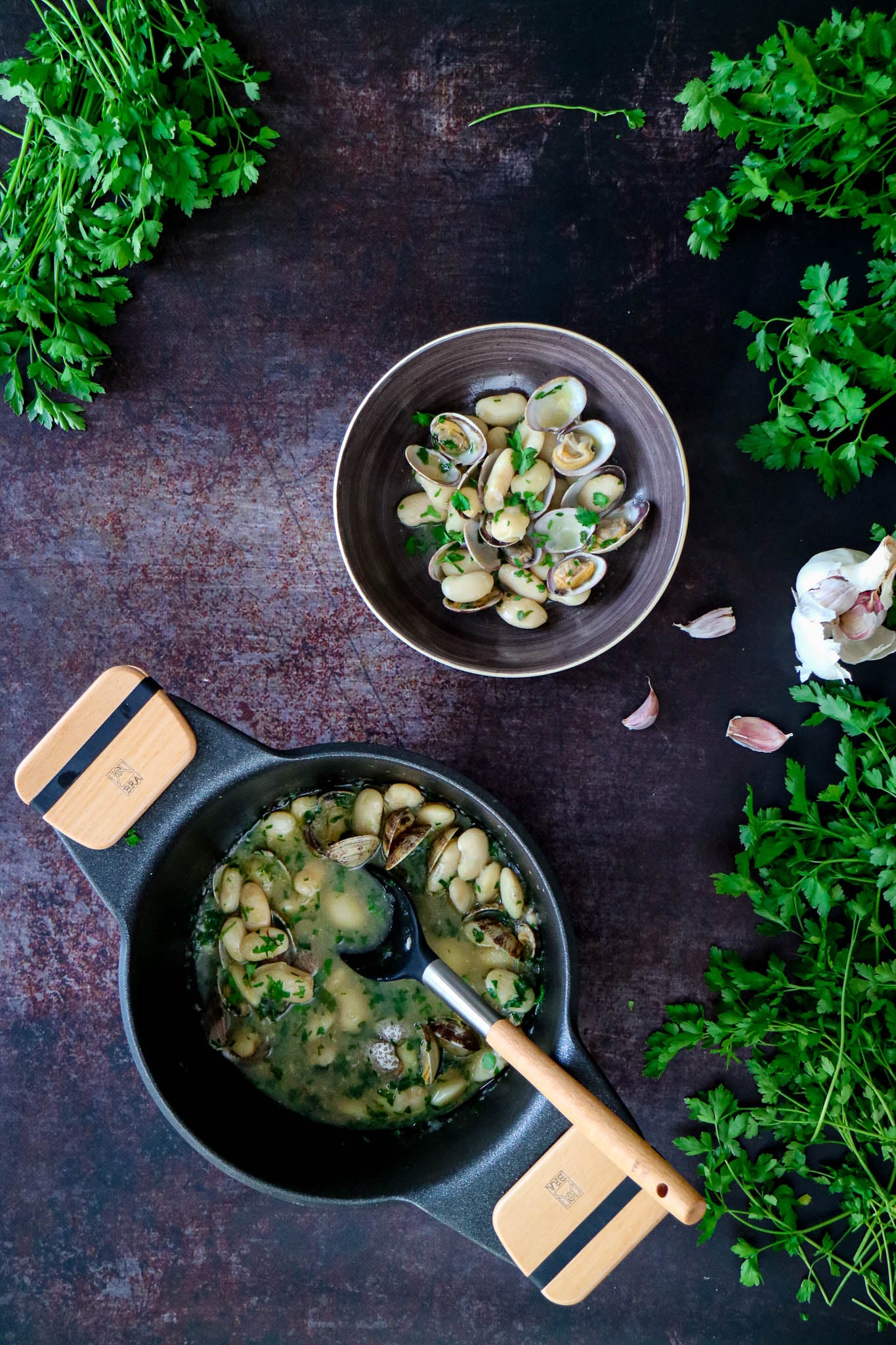 Judiones de la granja con almejas – Cocina con BRA