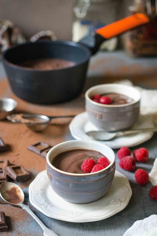 Natillas de chocolate