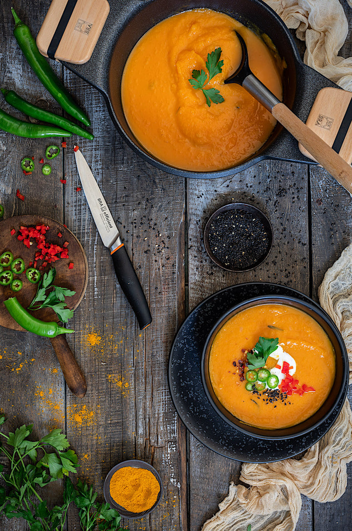 Crema de calabaza con romero