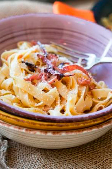 Auténtica carbonara italiana