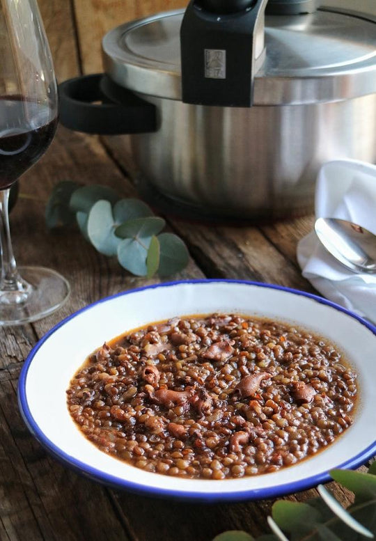 Lentejas con chipirones