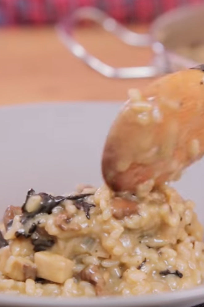 Risotto de setas, vídeo receta