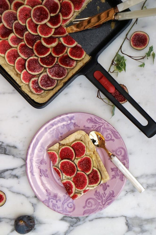 Tarta de higos y crema de almendras