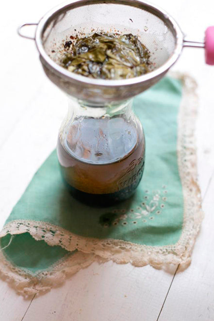 Vinagreta balsámica de albahaca