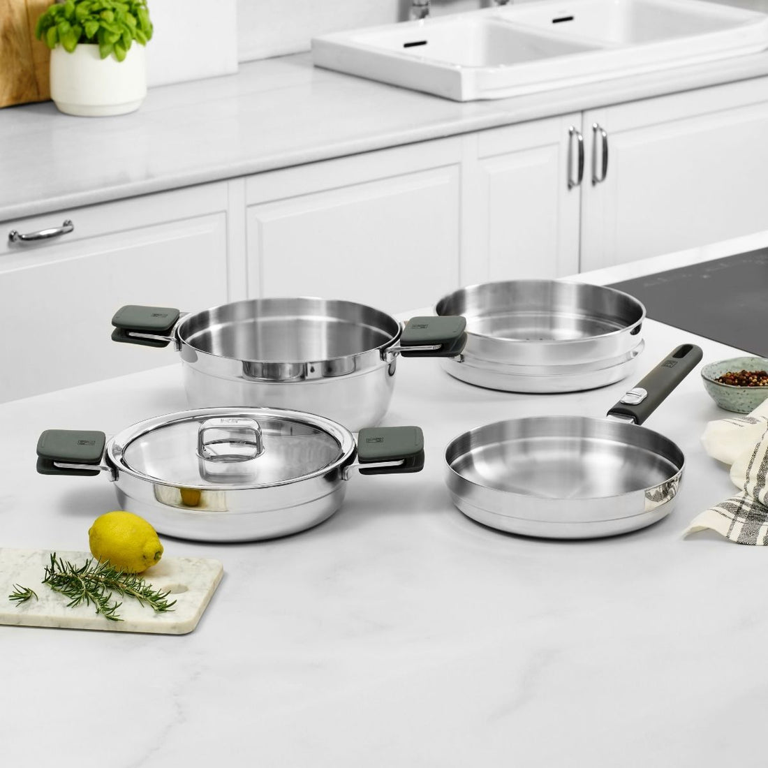 Cacerola baja Compac Inox
