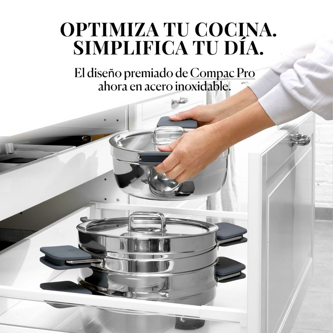 Cacerola baja Compac Inox
