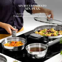 Cacerola baja Compac Inox