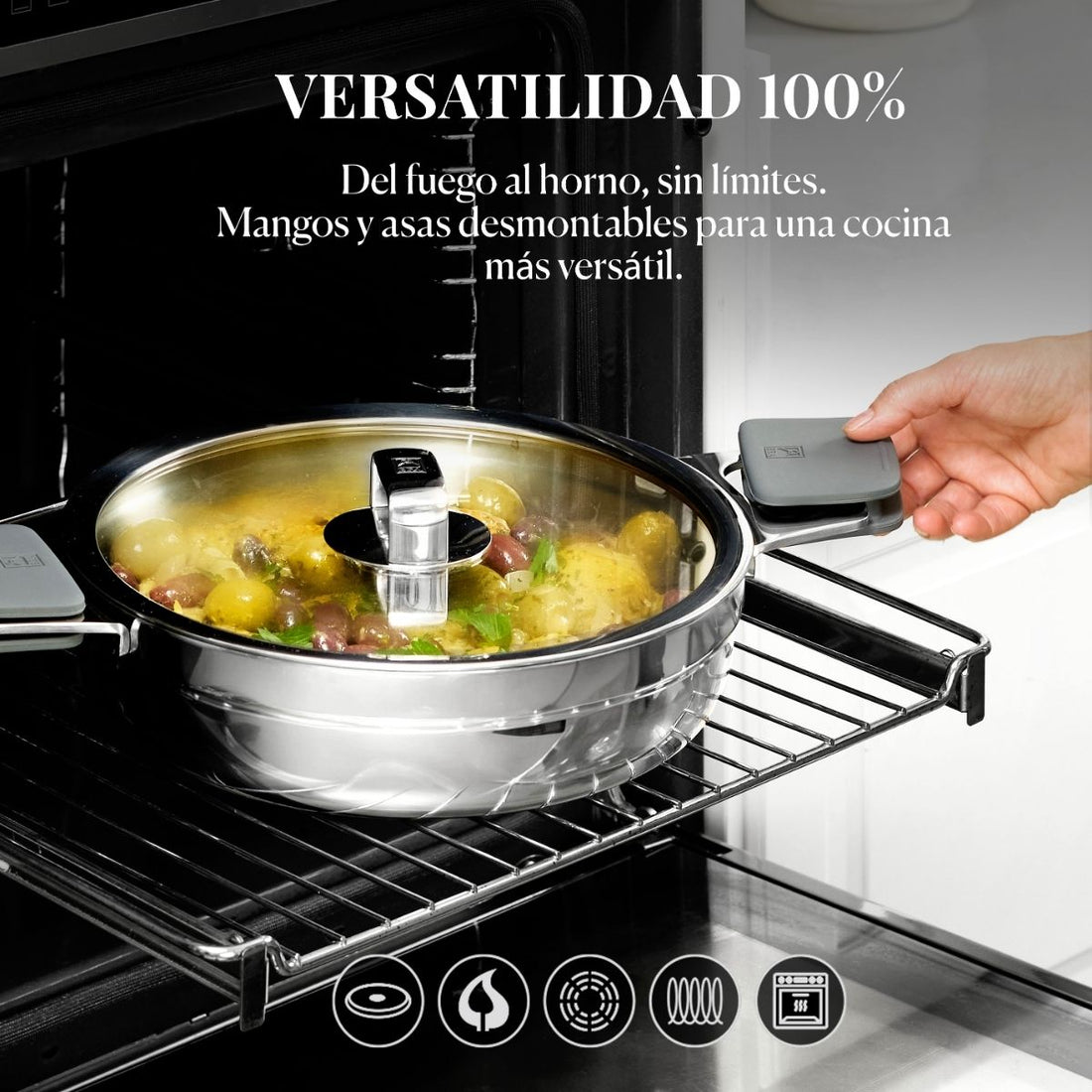 Cacerola alta Compac Inox