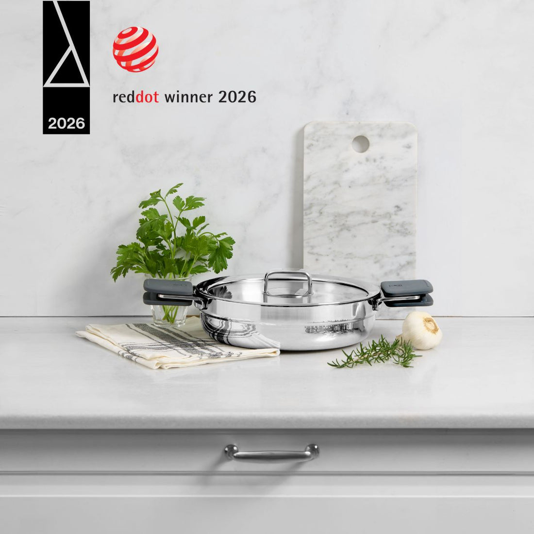 Cacerola baja Compac Inox