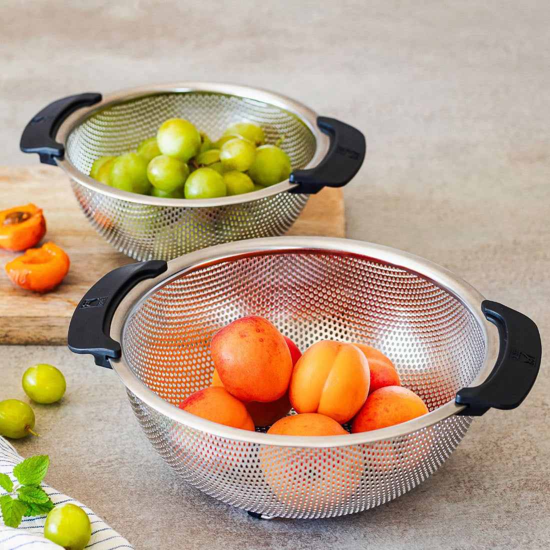 Escurridera Bra de acero inoxidable