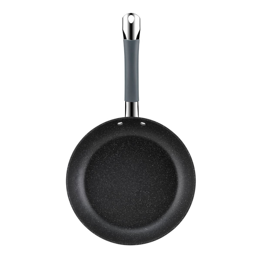 Sartén de aluminio forjado con mango de silicona Bra Master