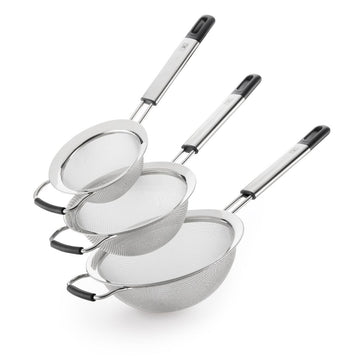 Set de 3 coladores acero inoxidable