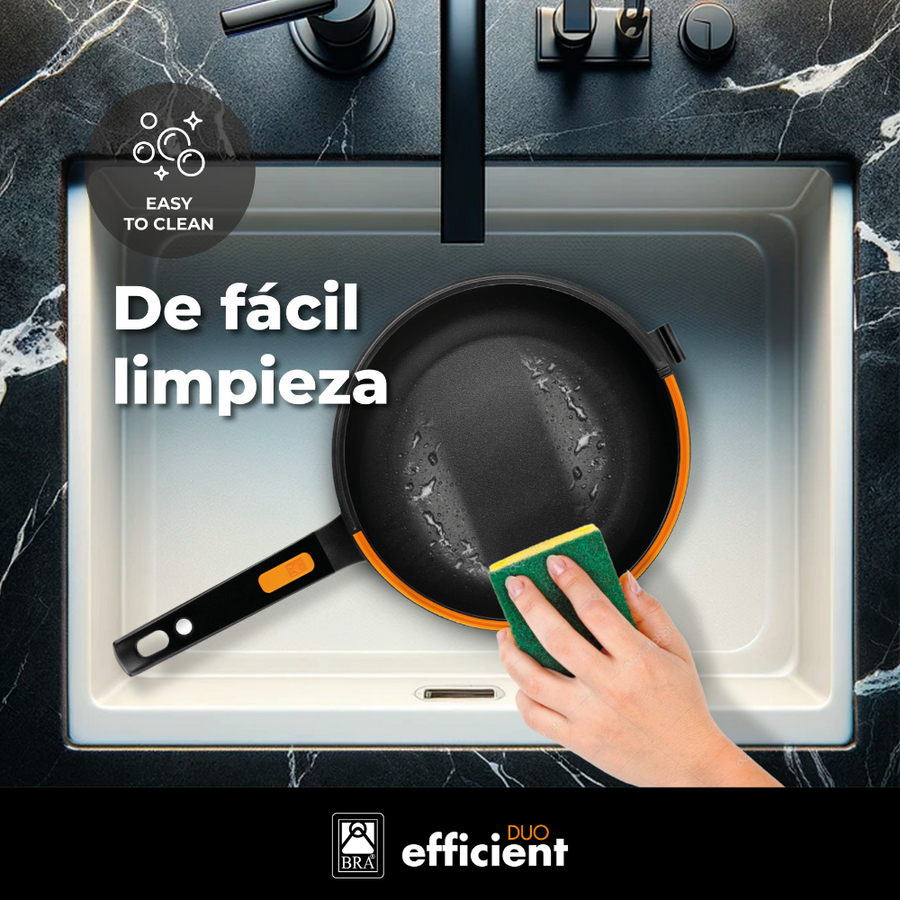 Efficient Duo Double Sided Frying Pan