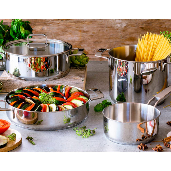 Efficient 6-Piece Cookware-Set with Griddle – Cocina con BRA