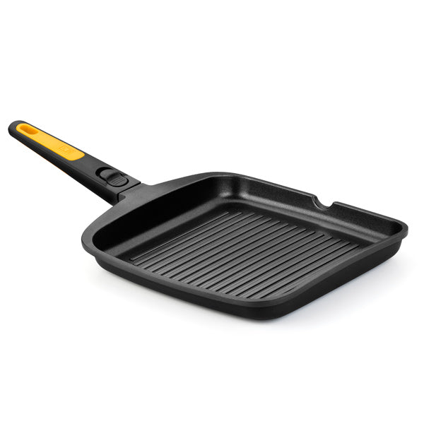 Fast Click Grooved Grill Pan