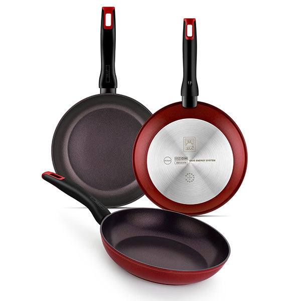 Red Diamond Frying Pan, 3-piece set